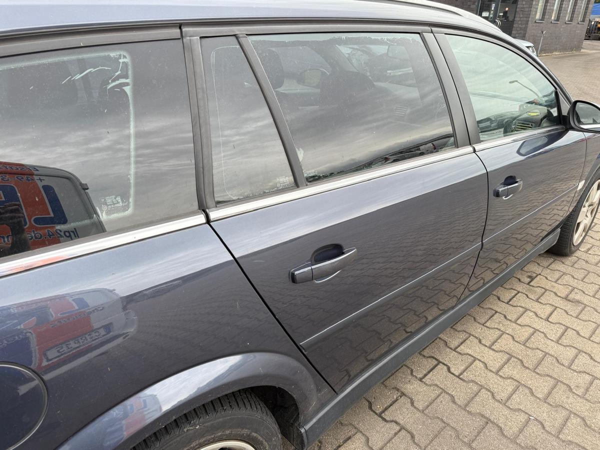 Opel Vectra C original Tür hinten rechts Z168 Metroblau Perl Caravan Rohbau BJ06